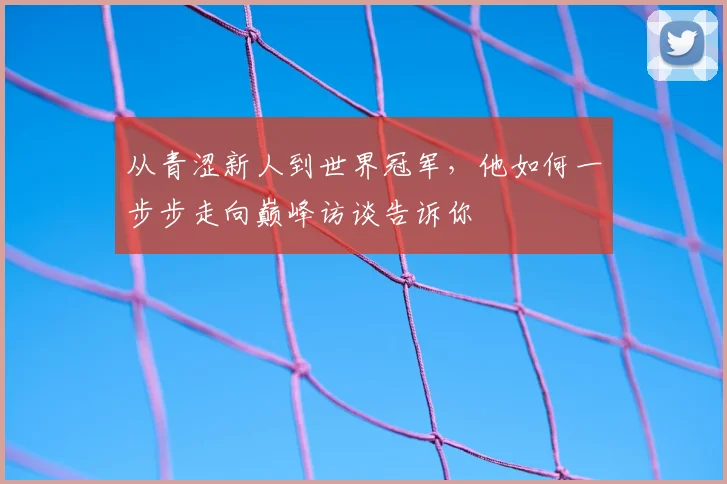 从青涩新人到世界冠军，他如何一步步走向巅峰访谈告诉你